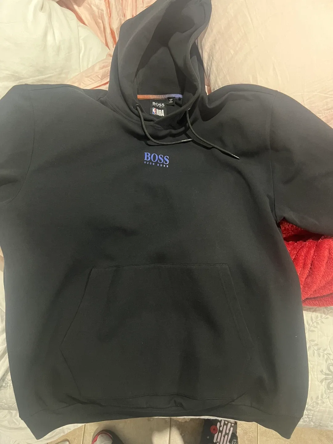 2 BOSS Hugo Boss NBA New York Knicks & Brooklyn Nets Hoodie - L