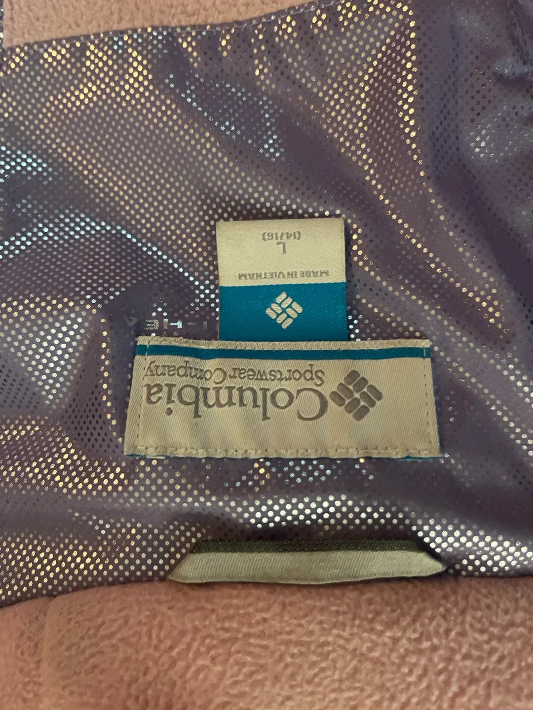 Columbia Purple Winter Jacket - Size L image indicator(4)