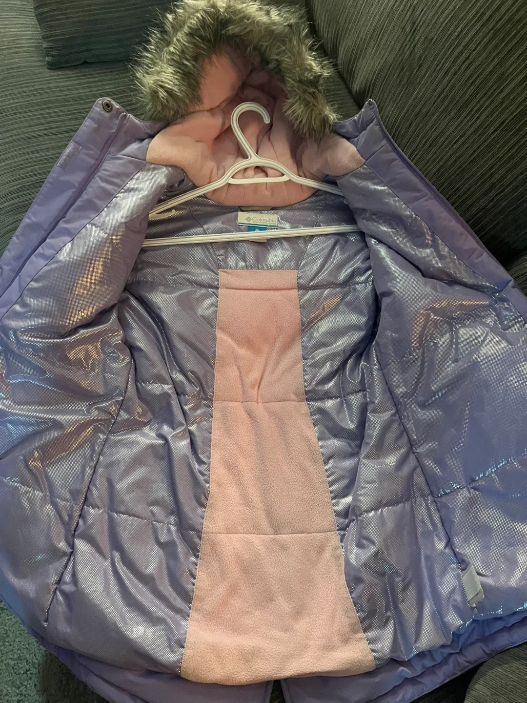 Columbia Purple Winter Jacket - Size L image indicator(2)