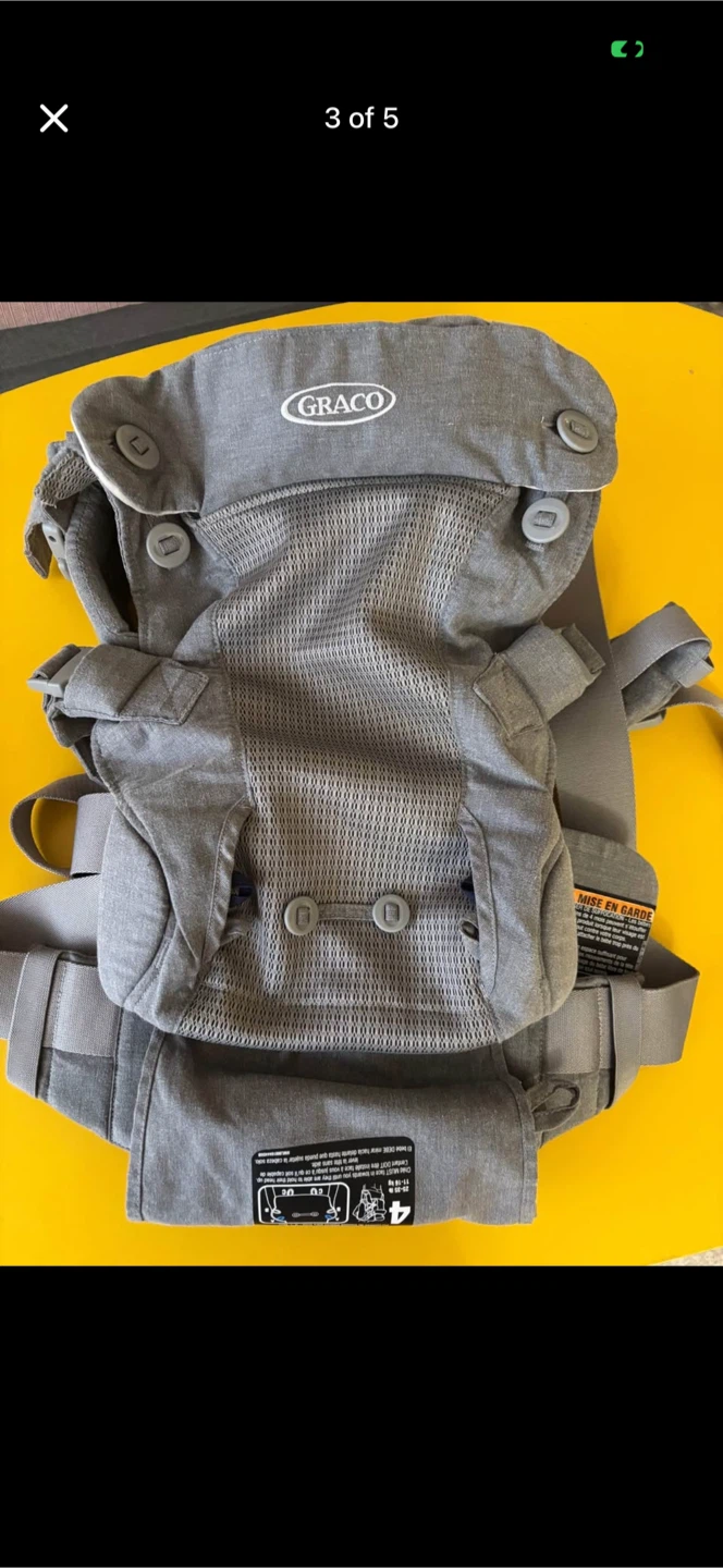 Graco Baby Carrier - Grey - photo 2
