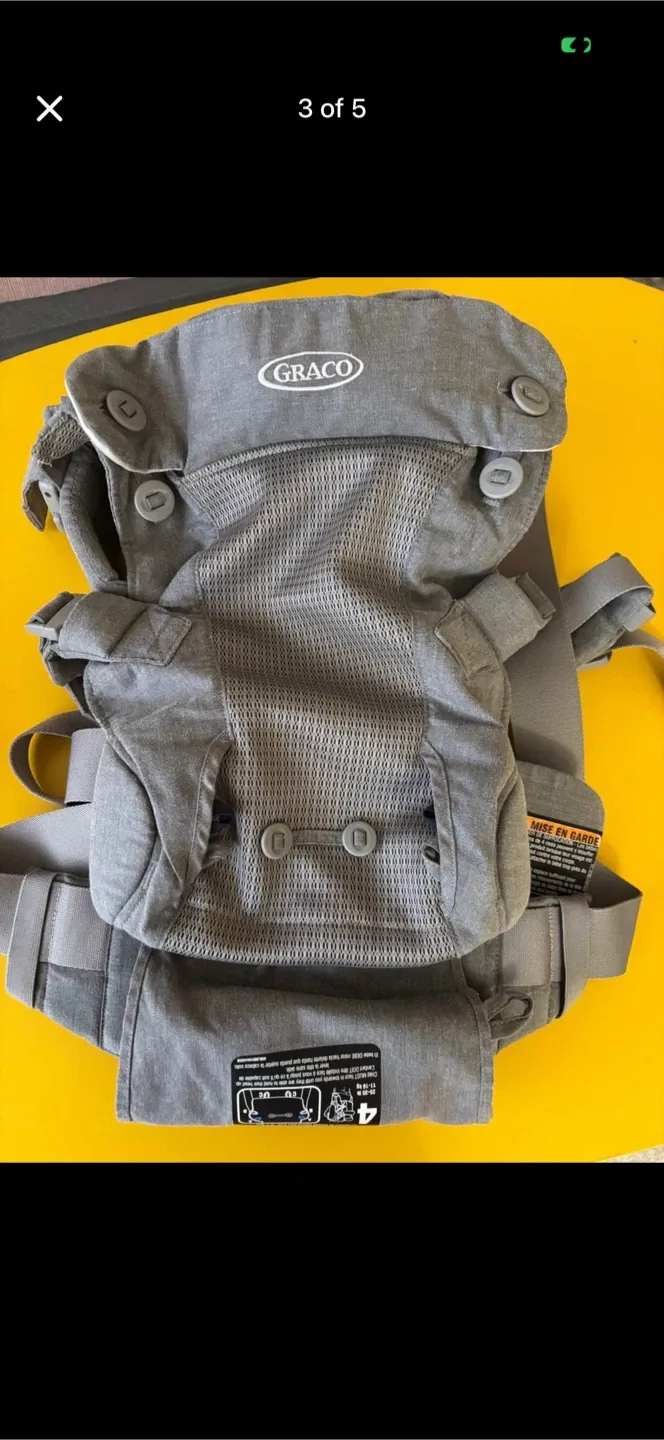 Graco Baby Carrier - Grey image indicator(2)