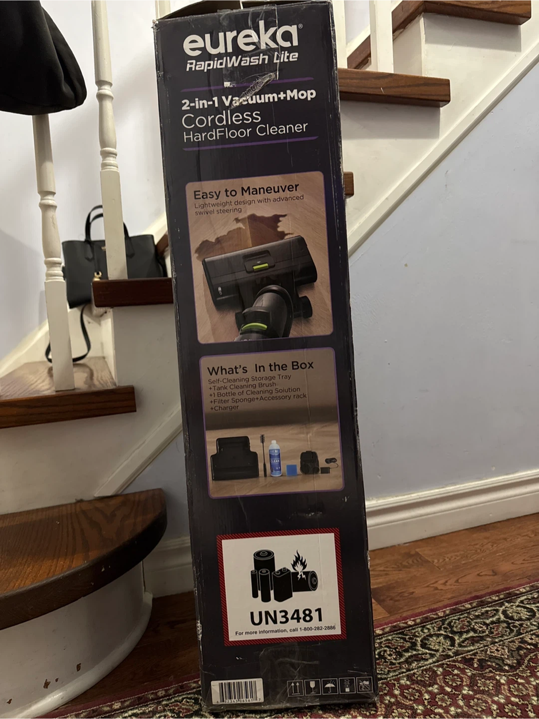 Eureka RapidWash Lite Cordless Hard Floor Cleaner - New400 - photo 3
