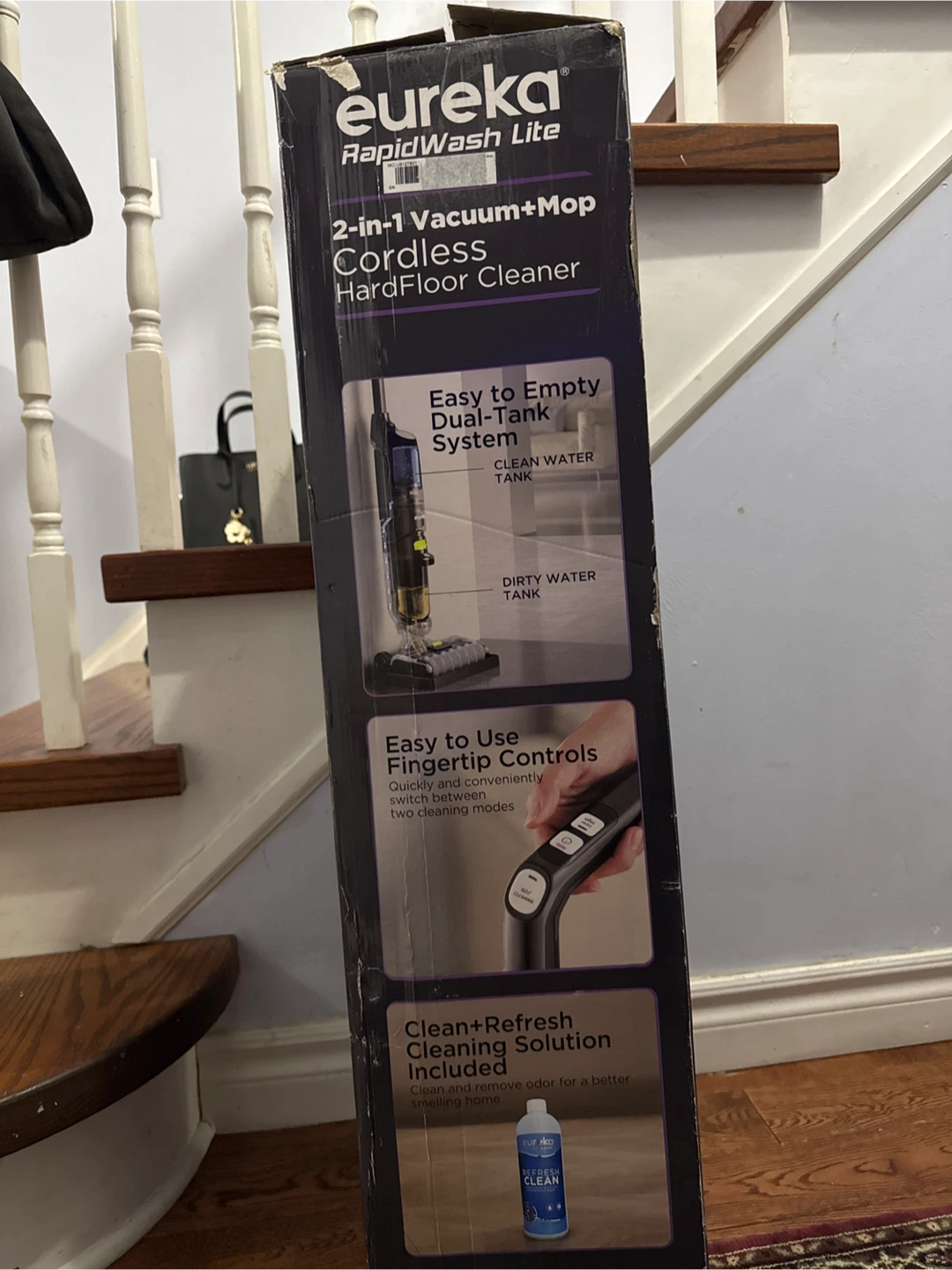 Eureka RapidWash Lite Cordless Hard Floor Cleaner - New400 - photo 2