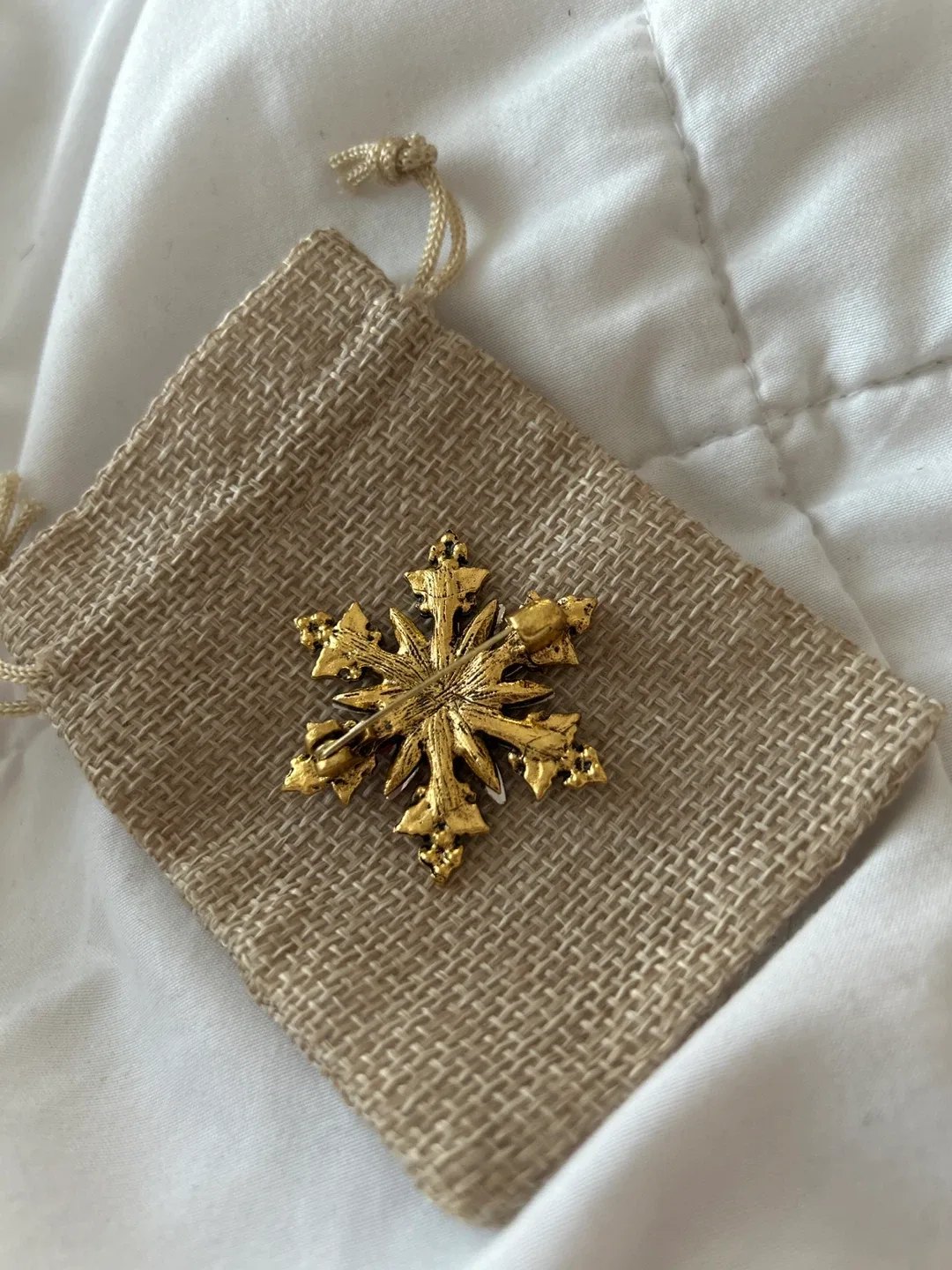 Red Snowflake Brooch image indicator(2)