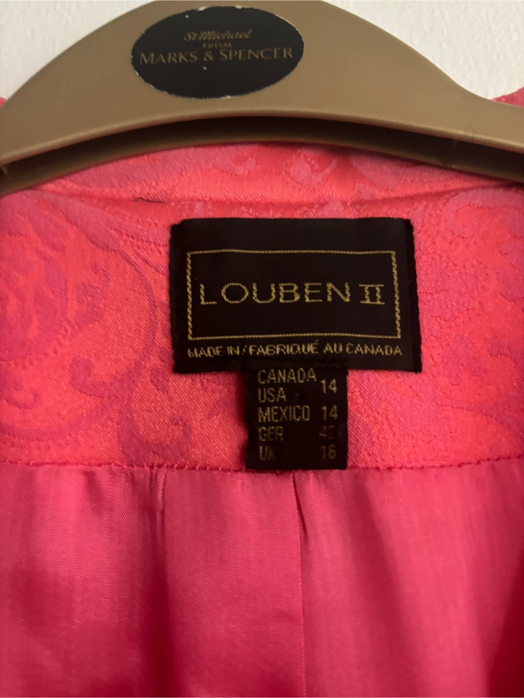Louben II Coral Coat - Size 14 - photo 3