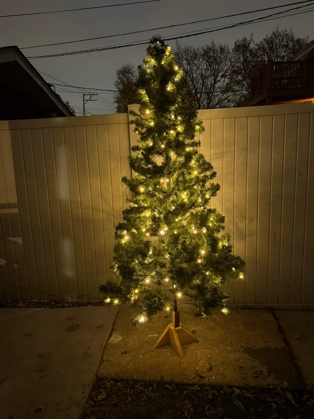 Artificial Christmas Tree with Lights