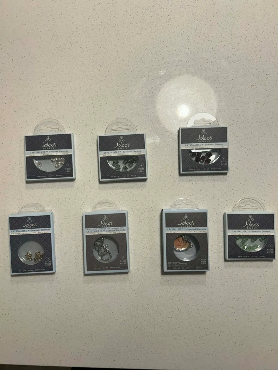 Lot C of 7 Jolee's Jewels Swarovski Elements