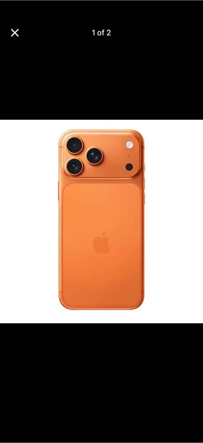 Orange iPhone 17 pro max  256 gb