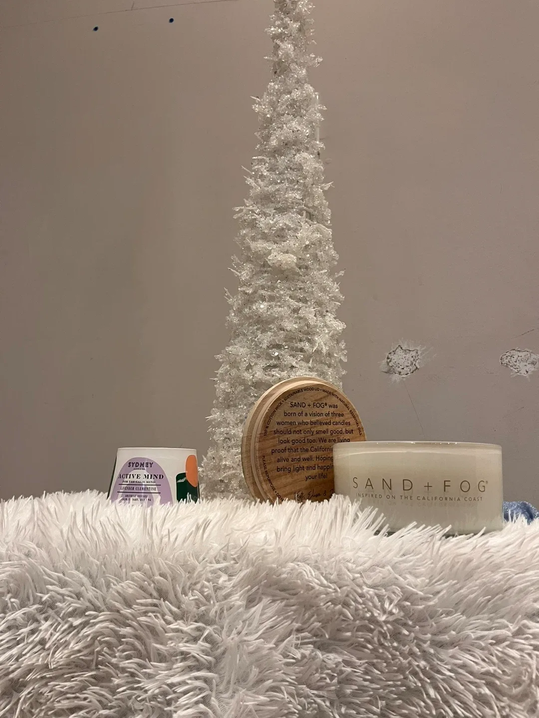 Decorative White Christmas Tree