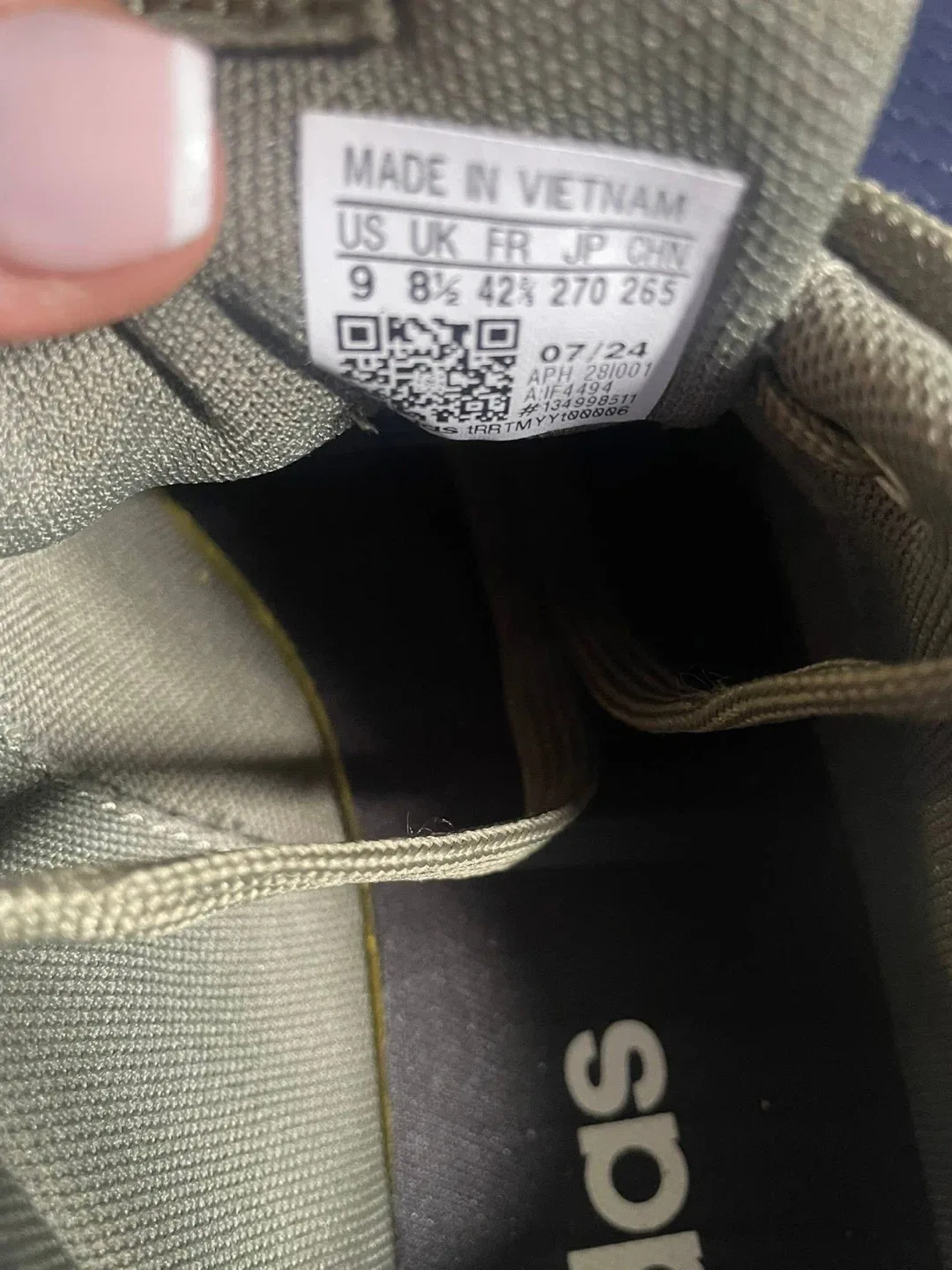 Men’s Adidas green talla 9 image indicator(6)