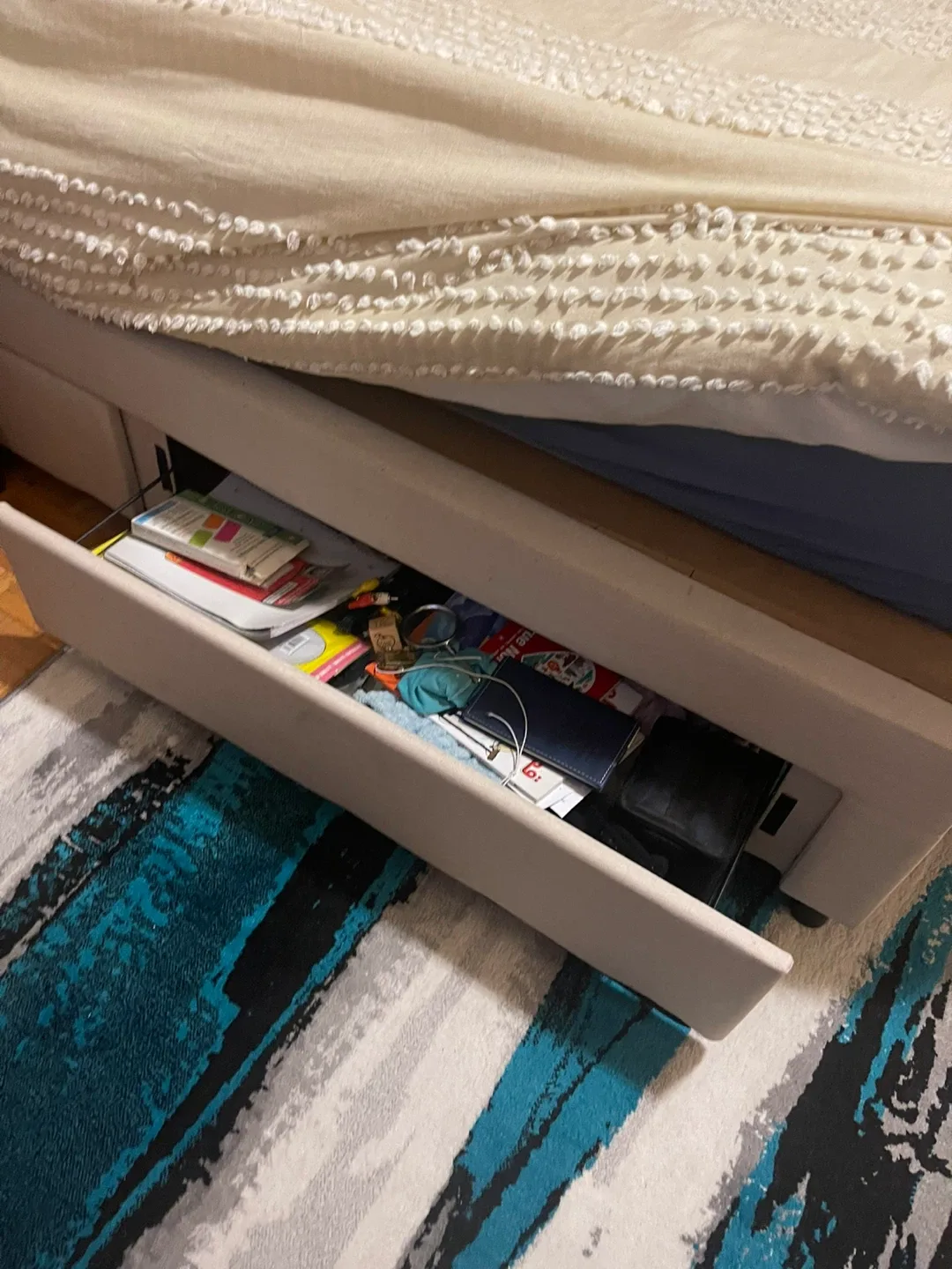 Upholstered Bed Frame with Storage image indicator(3)