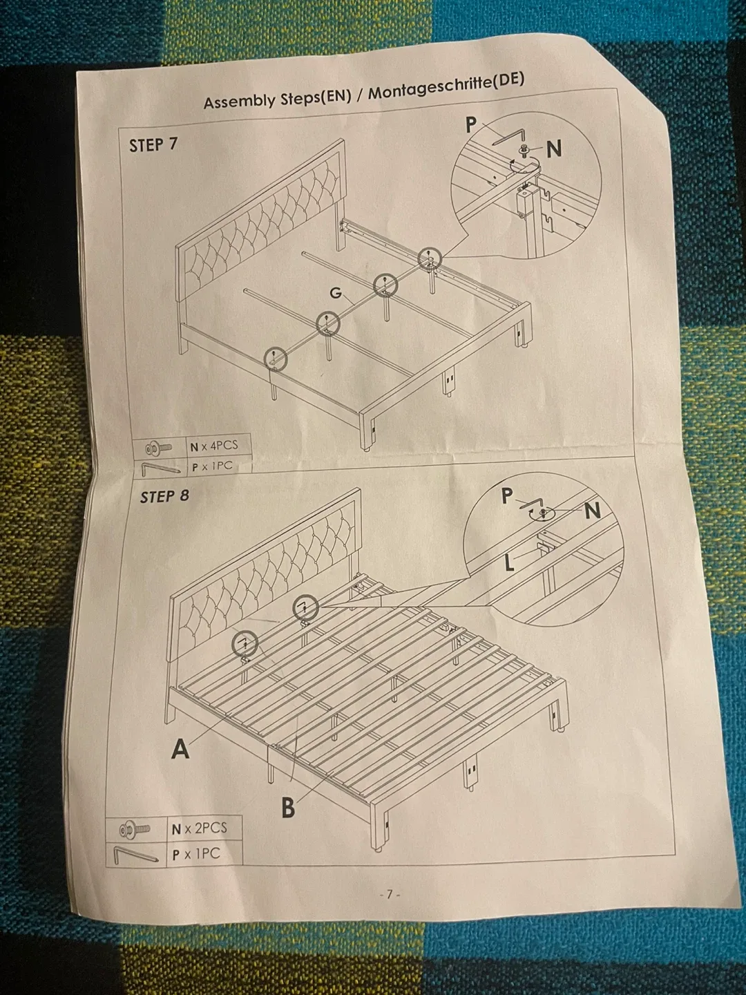 Upholstered Bed Frame with Storage image indicator(4)