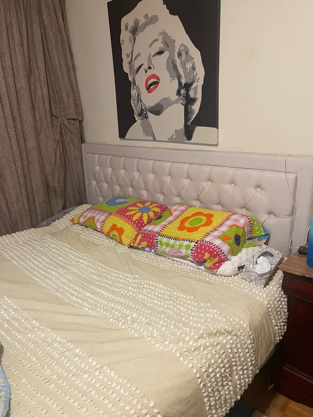 Upholstered Bed Frame with Storage image indicator(2)