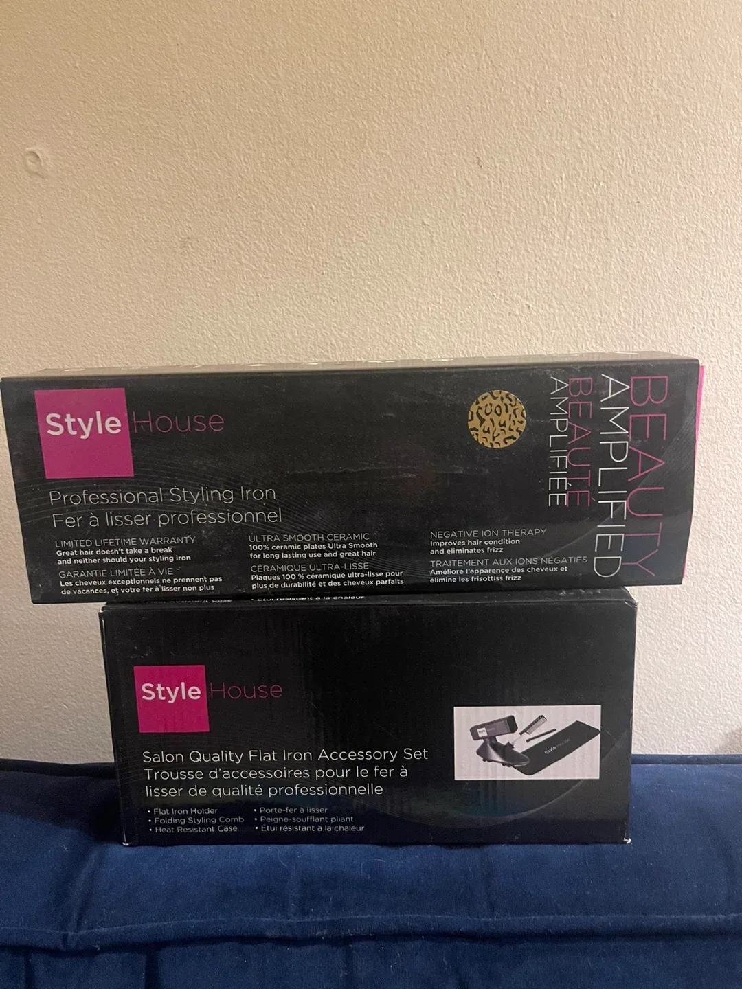 Style House Flat Iron Accessory Set