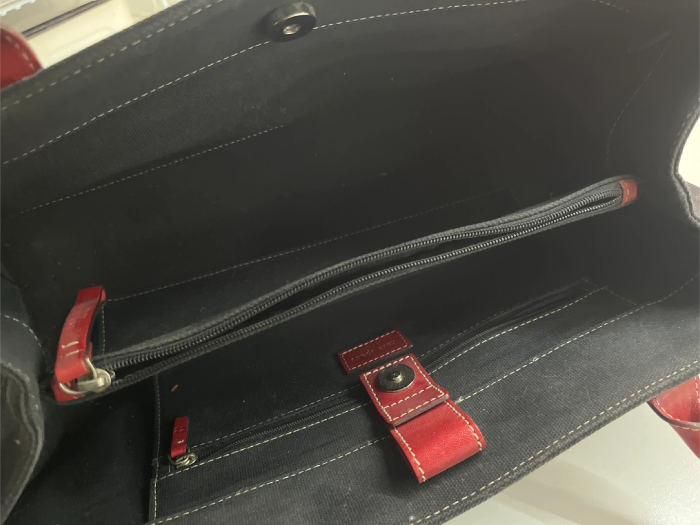 Kate Spade Black & Red Tote Bag - photo 3