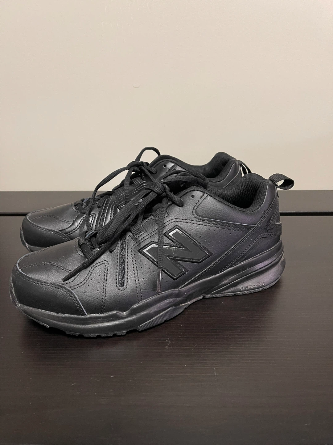 New Balance 608v5 Black Leather Sneakers - photo 2