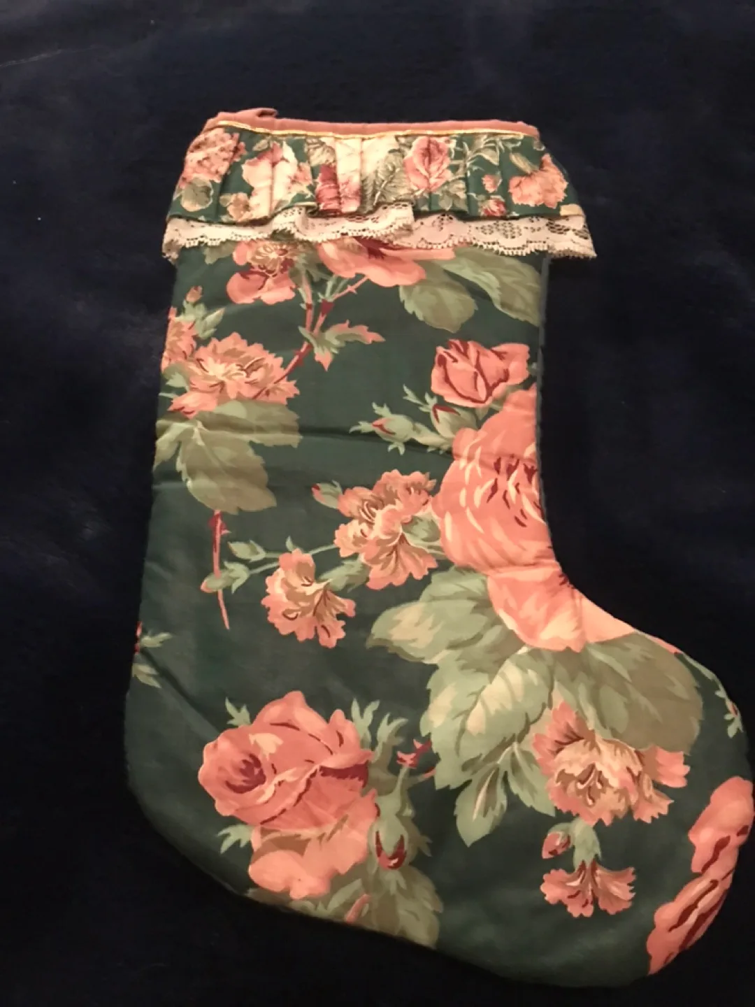 Hand made Old Victorian style Christmas Stocking