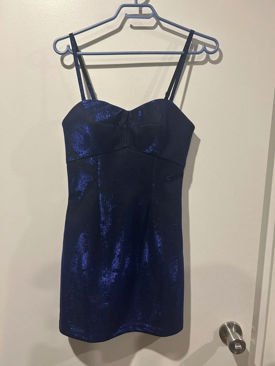 Guess Blue Mini Dress - Size Small