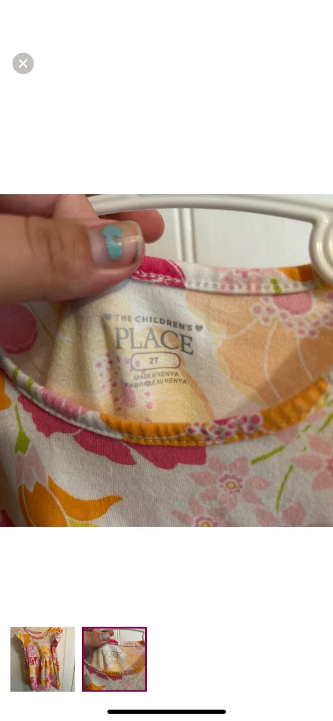 The Children's Place 2T Floral Dress image indicator(2)