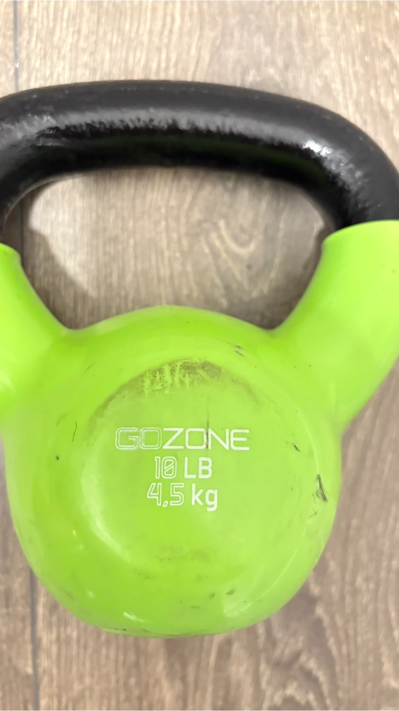 GoZone 10 LB Kettlebell - Green - photo 3