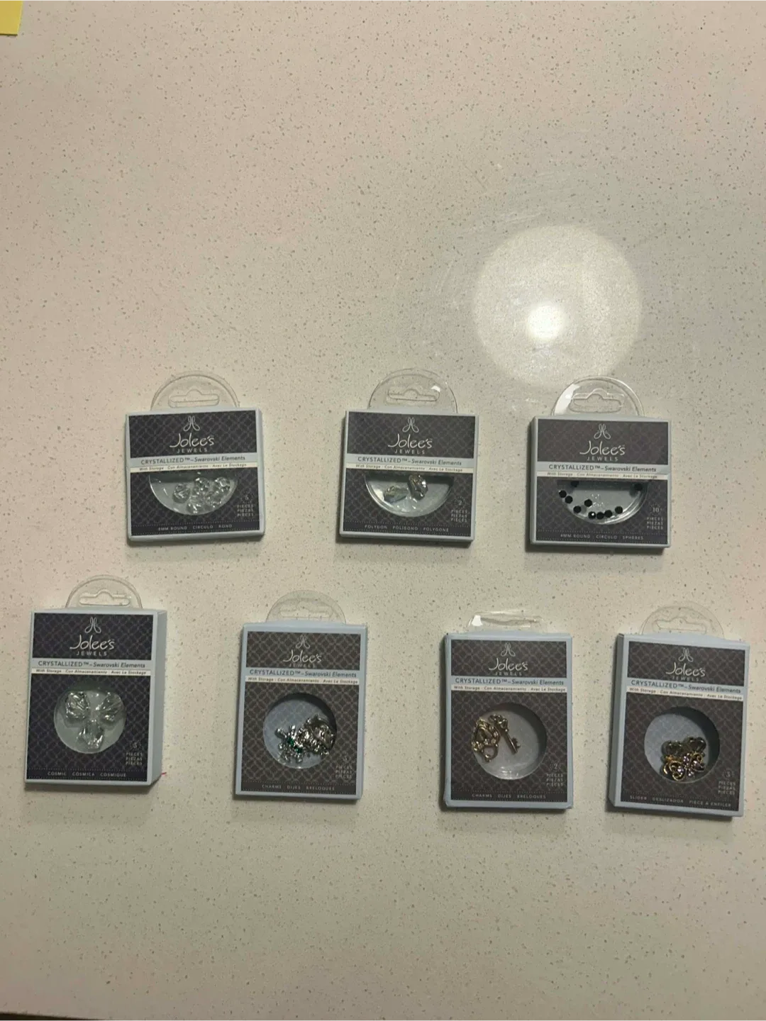 Lot E of 7 Jolee's Jewels Swarovski Elements - Craft Supplies