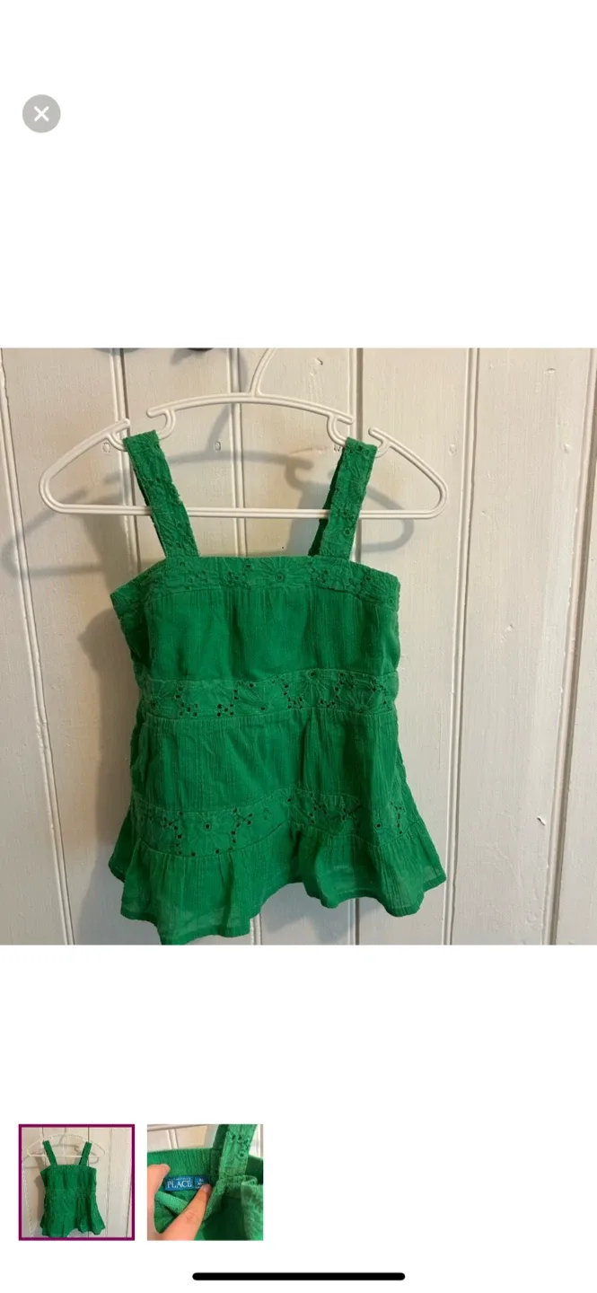Children's Place Green Top Size 24 Months