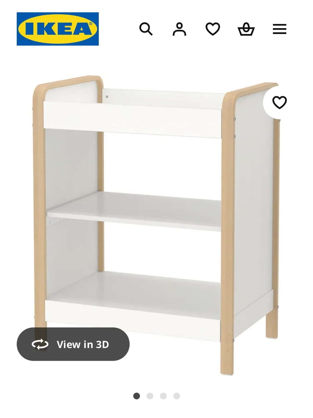 IKEA ÄLSKVÄRD changing table image indicator(2)