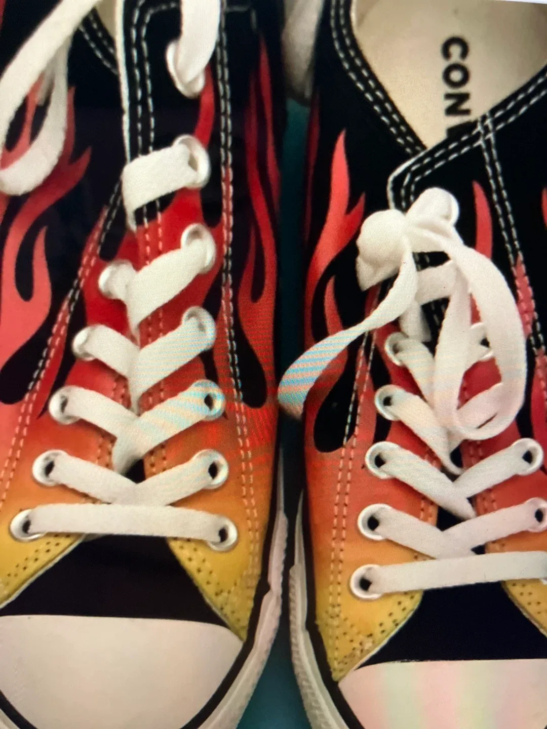 Converse All Star Flame Sneakers - Size 9