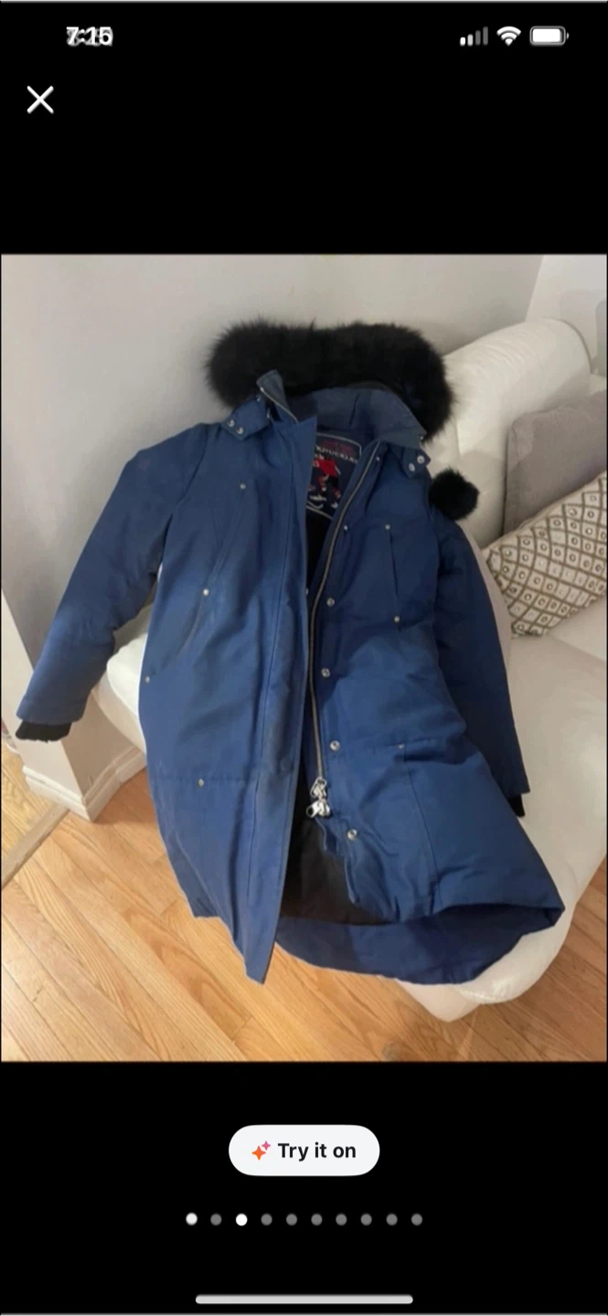 Moose Knuckles Stirling Parka - Blue, M/M - photo 3