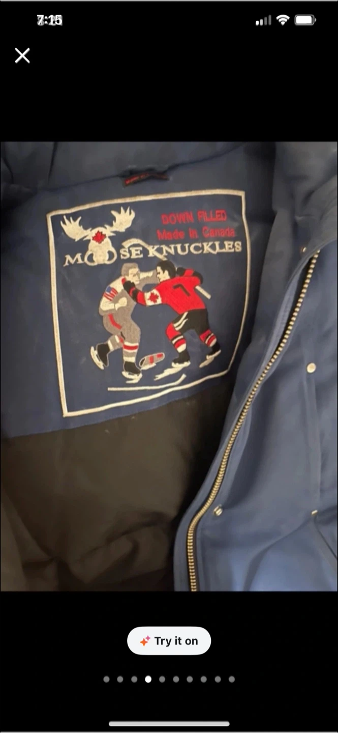 Moose Knuckles Stirling Parka - Blue, M/M - photo 4
