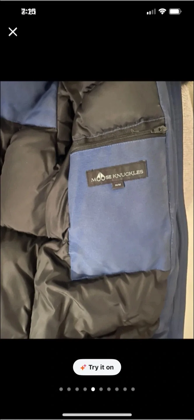 Moose Knuckles Stirling Parka - Blue, M/M image indicator(5)