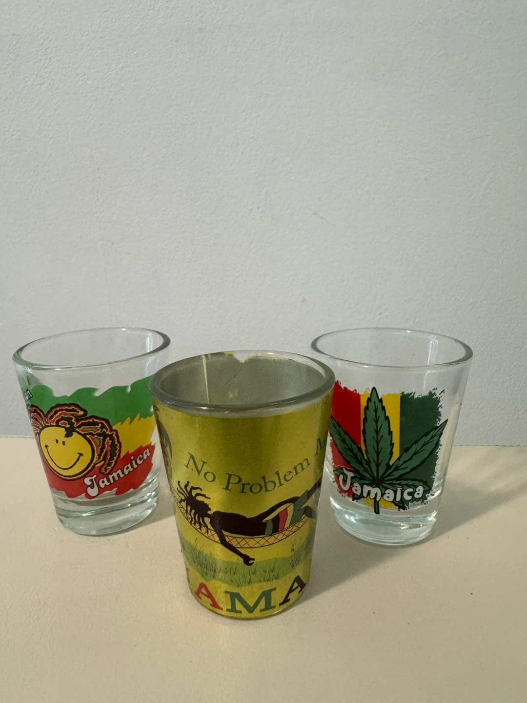 Jamaica Shot Glasses - Set of 3