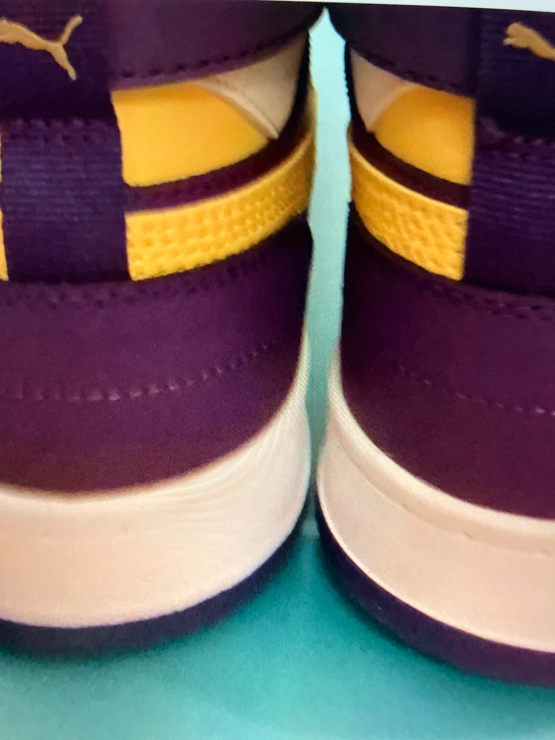 Puma Rebound Joy Low Purple/Yellow Size 8 - photo 3