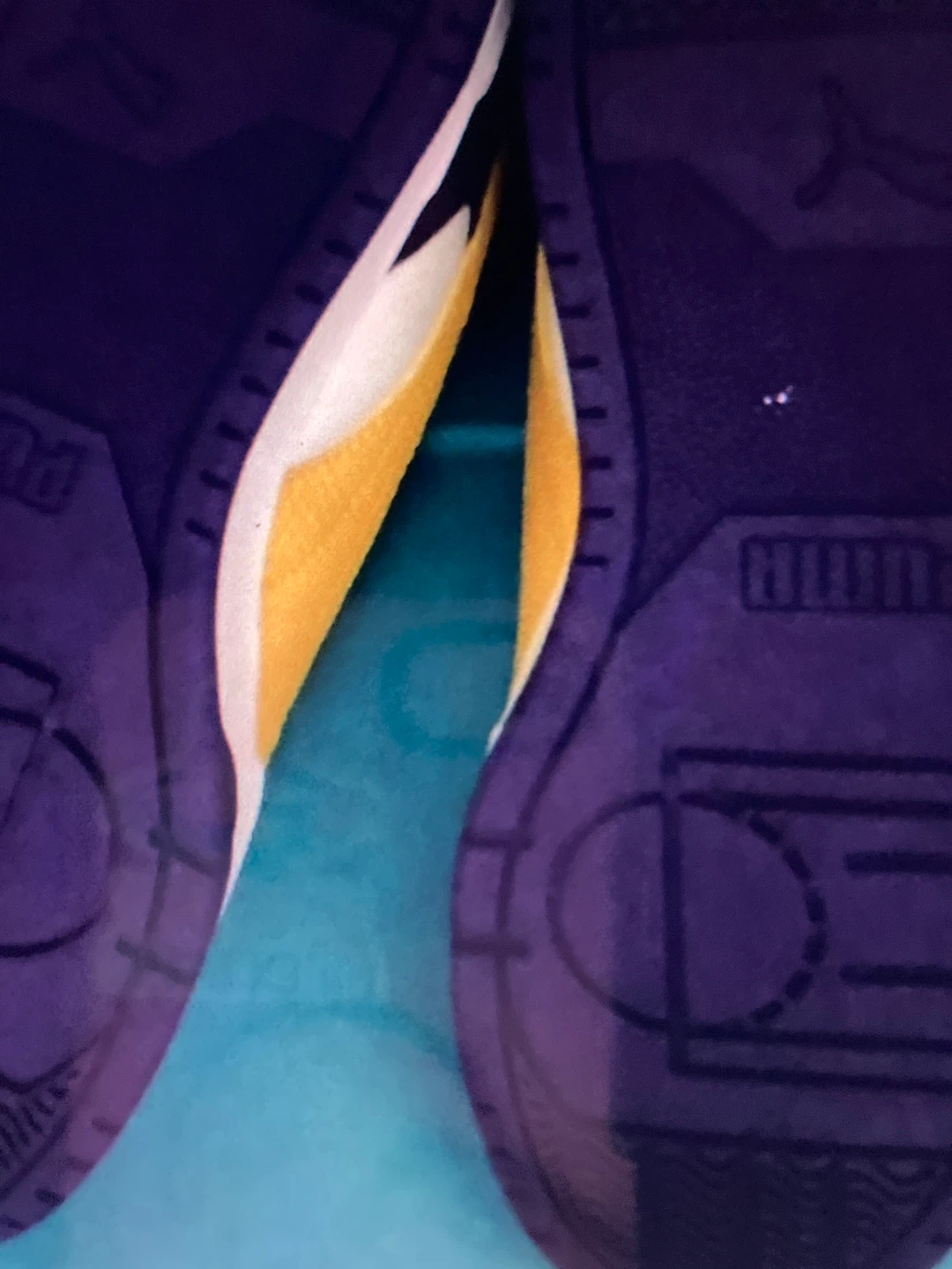 Puma Rebound Joy Low Purple/Yellow Size 8 - photo 5