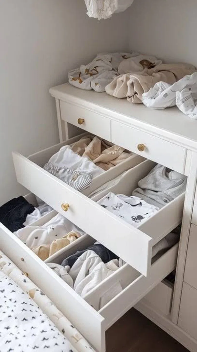 White 4-Drawer Dresser image indicator(10)