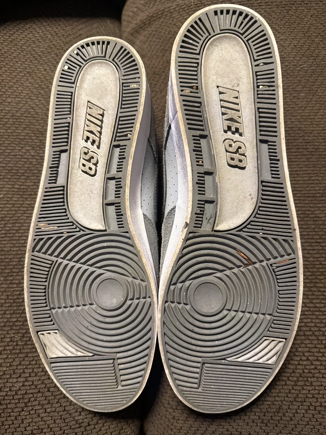 Nike SB Delta Force Vulc Skate Shoes - Grey, Size 9 image indicator(4)