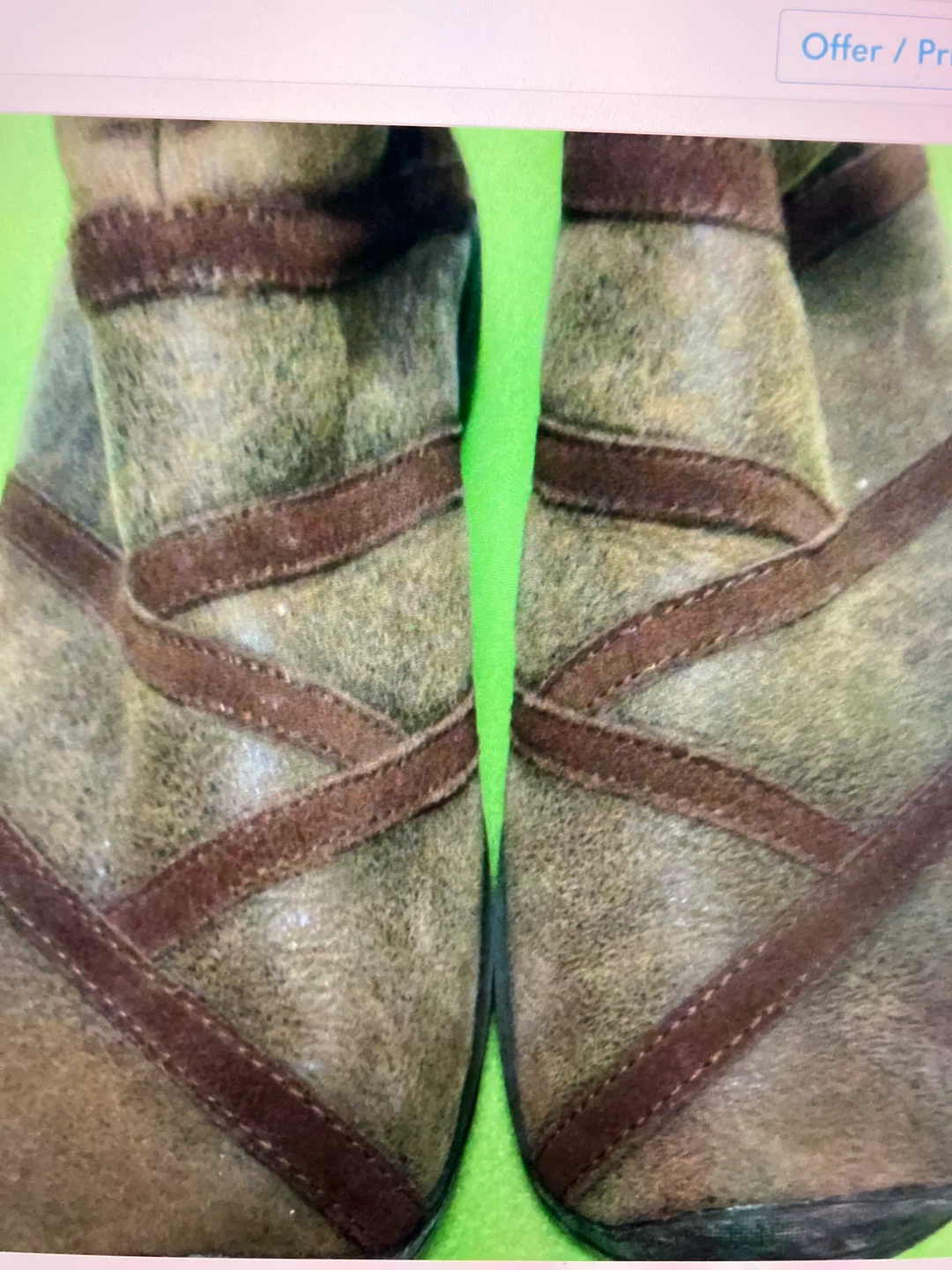 Born Brown Leather Ankle Boots