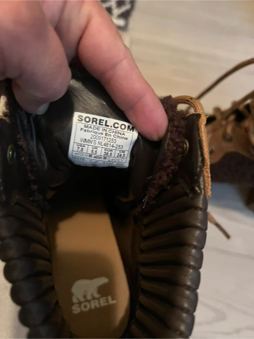 Sorel Women's NL4814-253 Brown Boots - Size 7.5 image indicator(4)