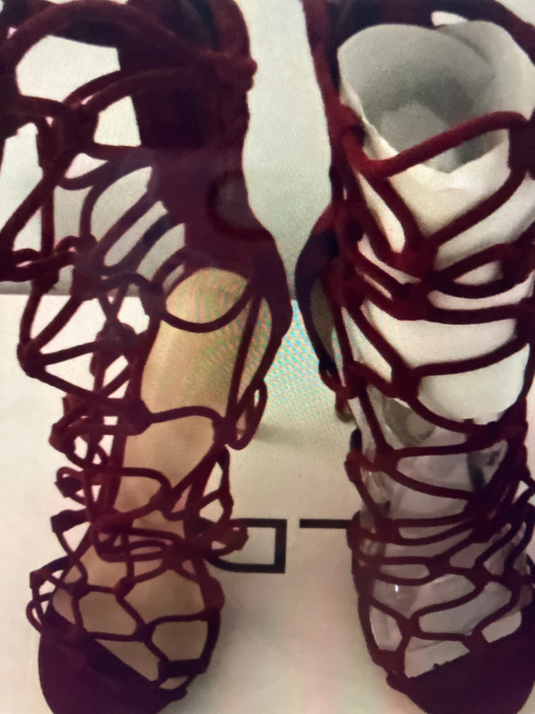 Caldari Heels - Burgundy