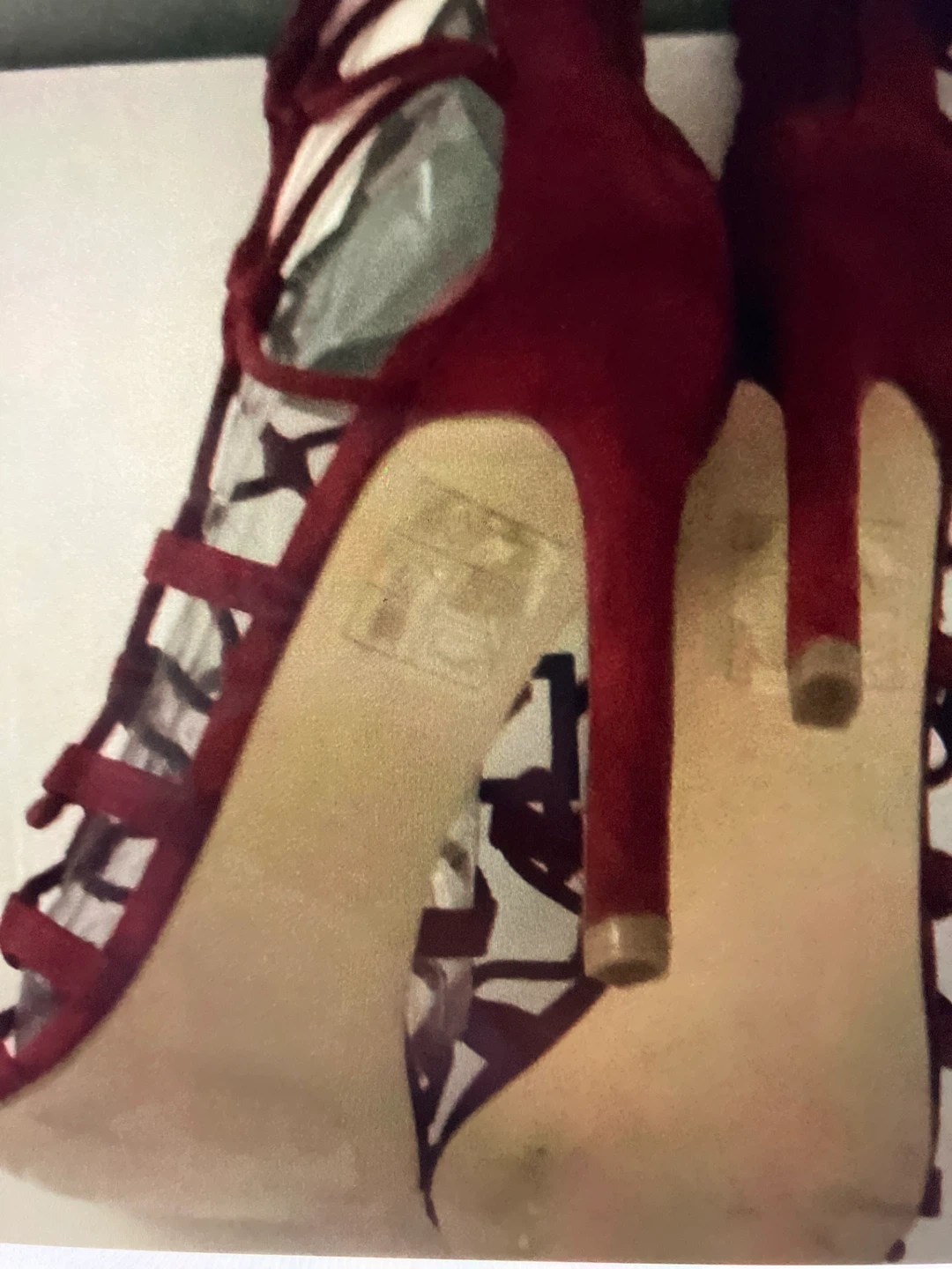 Caldari Heels - Burgundy - photo 4