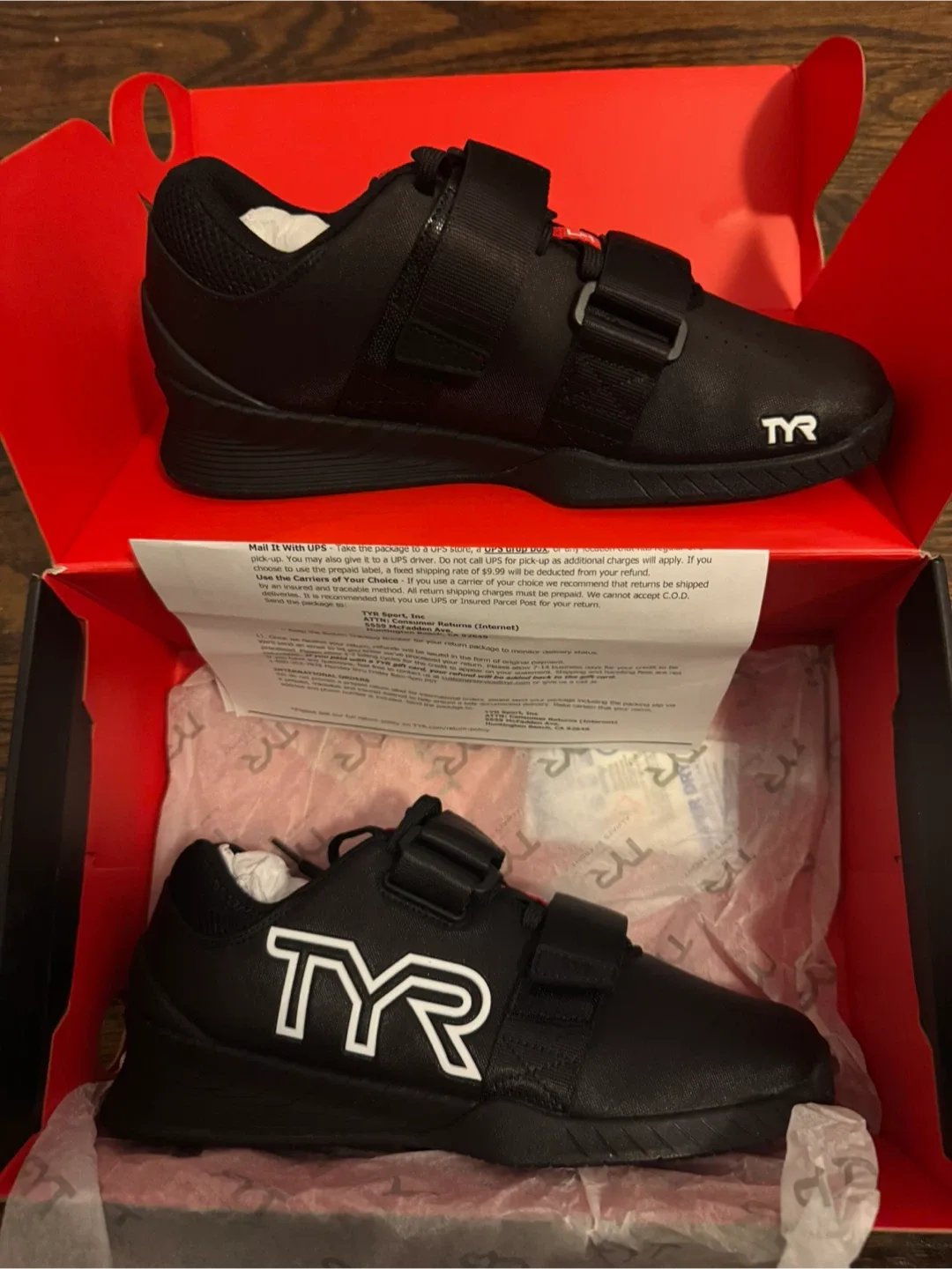 TYR L-1 Lifter Weightlifting Shoes - Black