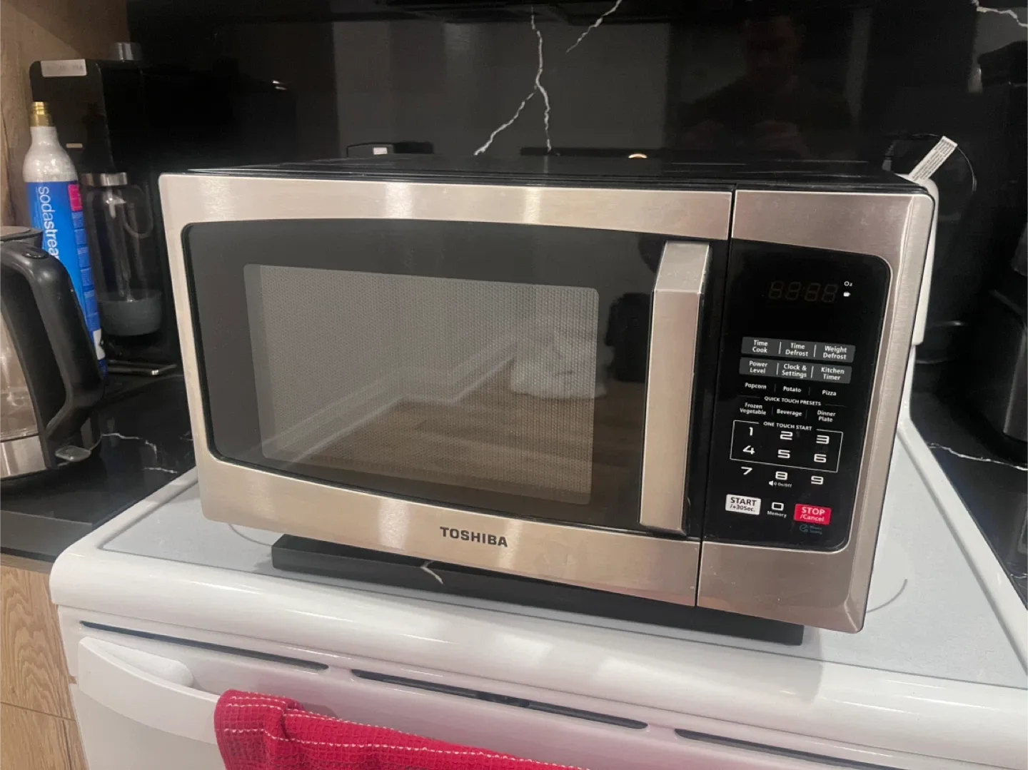 Toshiba Microwave Oven — Stainless Steel