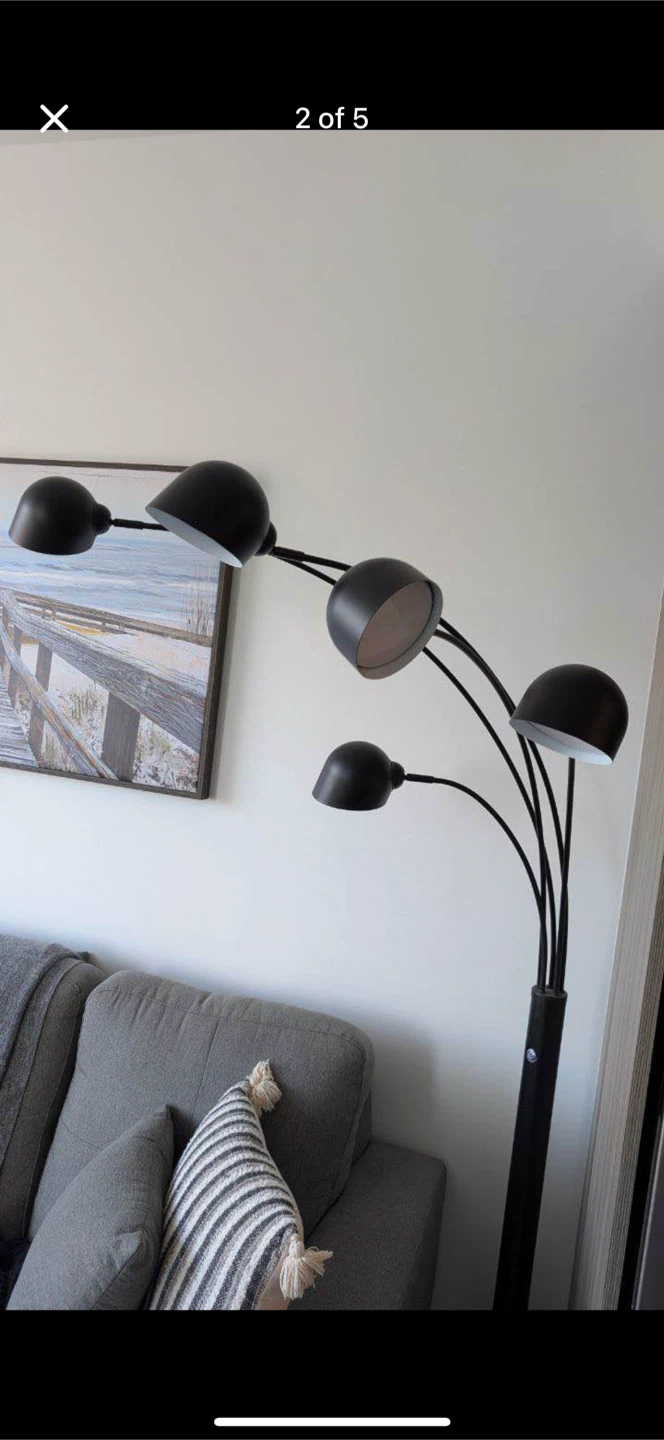 5 - Head Floor Lamp With Marble Base - Brand new - photo 3