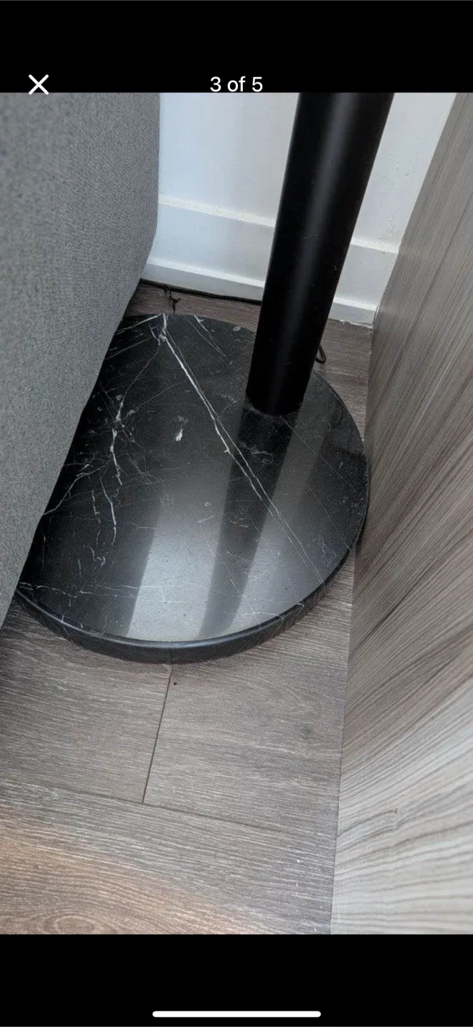 5 - Head Floor Lamp With Marble Base - Brand new image indicator(2)