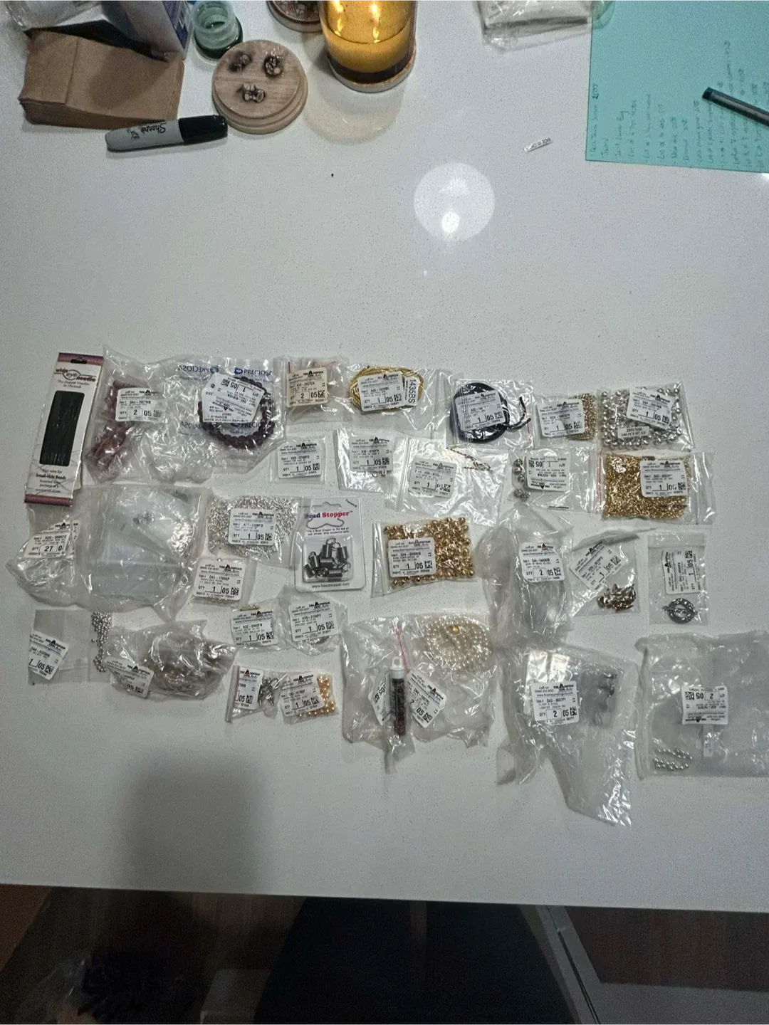 Lot G of 31 Fire Mountain Gems & Beads