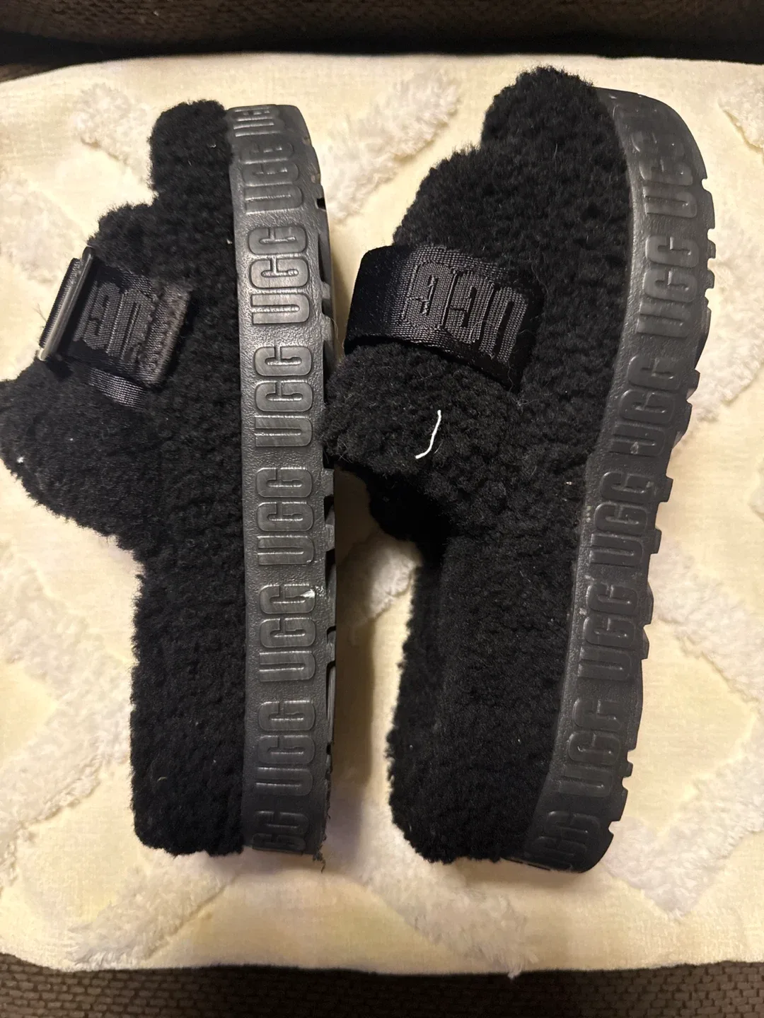 UGG Women's Oh Yeah Black Slippers image indicator(4)