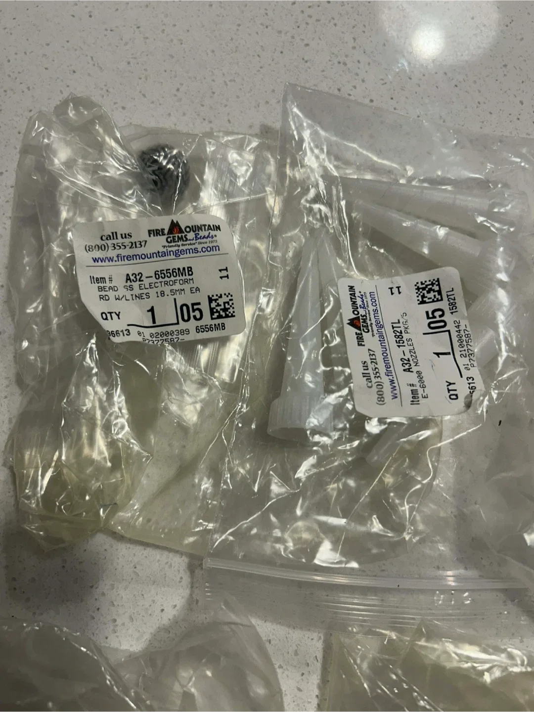 Lot H of 28 Fire Mountain Gems Assorted Jewelry Making Supplies image indicator(8)