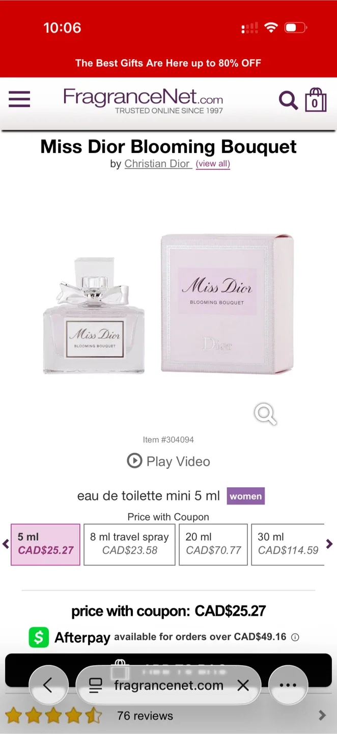 Miss Dior Blooming Bouquet 5ml (New) image indicator(2)