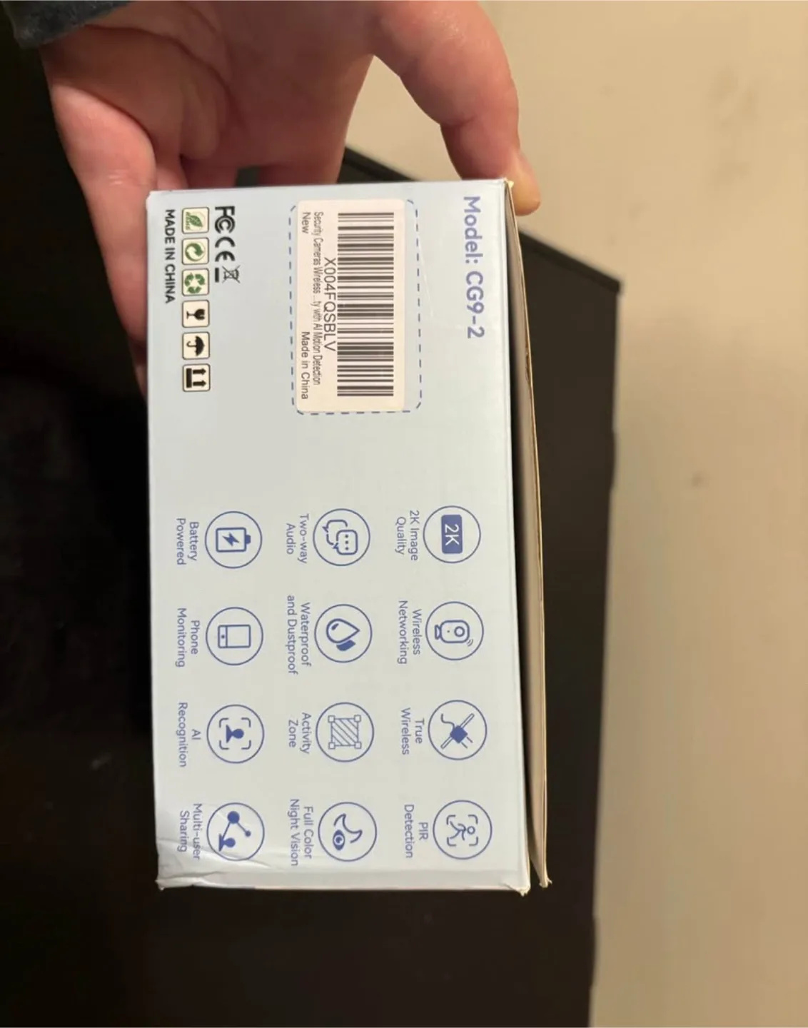 AMITFO Smart Battery Camera 2K image indicator(3)