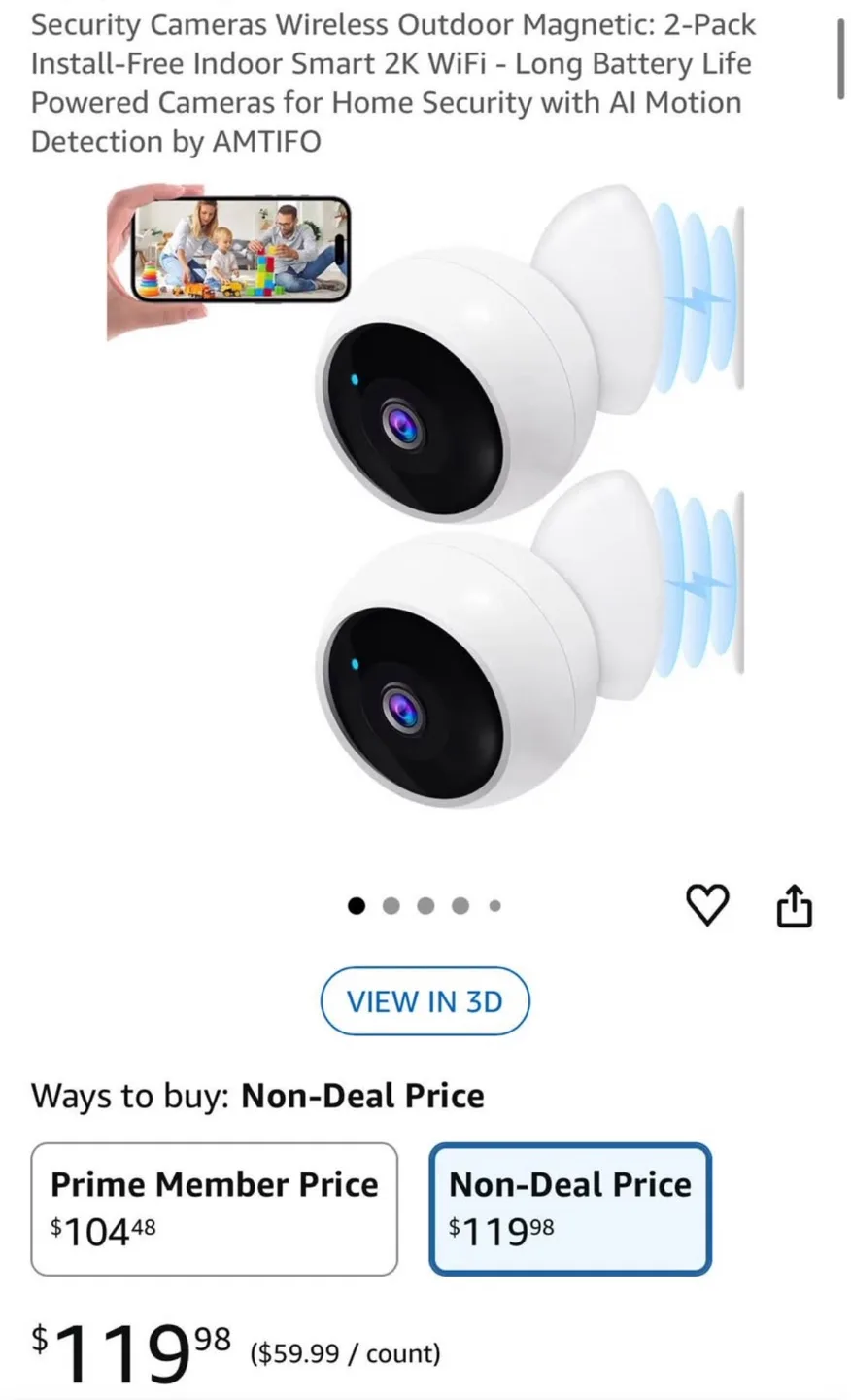 AMITFO Smart Battery Camera 2K image indicator(6)